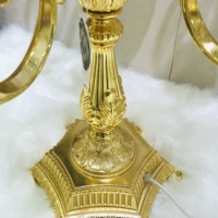 Lampe de table en cristal et cuivre doré de style rétro européen, décoration artistique de luxe pour hôtel, maison, baptême, mariages, cadeau