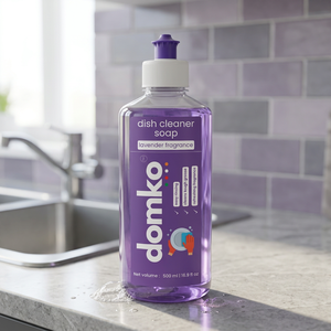 Domko Dish Cleaner Soap Lavender Fragrance 500ml Easy Rinsing Kitchen <b>Detergent</b> - Product Image 2