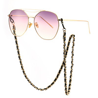 Sangle de lunettes en métal de mode transfrontalière nouvelle chaîne de lunettes de soleil suspendue au cou masque de Style européen américain pour les pièces de lunettes