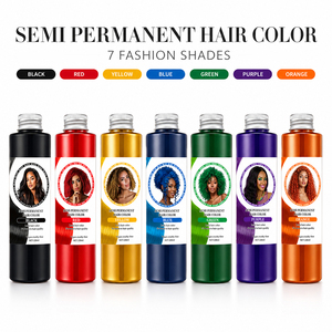 Tinta per Capelli all'Ingrosso, Crema Colorante per Capelli, Shampoo con Etichetta Personalizzata OEM, <span class=keywords><strong>Marrone</strong></span> Scuro Semi-Permanente - Product Image 2
