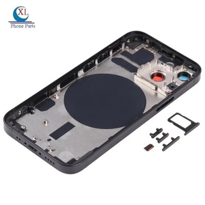 Corpo porta posteriore per iPhone 11 12 13 14 Pro Max 14Plus 13 12 Mini Xs Max Xr X 8 Plus coperchio <span class=keywords><strong>batteria</strong></span> in vetro parti dell'alloggiamento posteriore - Product Image 2