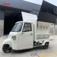 Camion à claquettes Piaggio Food Van Tricycle Tuktuk Café Food Truck Chine Piaggio Ape à vendre
