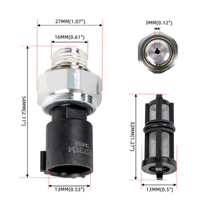 Capteur de pression d'huile moteur de haute qualité avec filtre, en aluminium et ABS, pièce automobile OEM 12673134/12621234/12596951 pour véhicules GM - Product Image 5