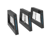 Control de Acceso RFID, Puerta Rápida de Acero Inoxidable, Torniquete Automático, Barrera Abatible, Protección IP65, Seguridad Antipersonas Detrás