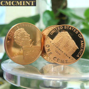 Медь оптом 1 унция 999 тонкая медь 4 из 4-джамбо Пенни бревен кабины монеты B37 - Product Image 4