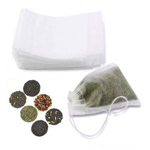 En Stock Bolsitas de Té Biodegradables Ecológicas de 6*8cm con Cordón, 100 Unidades/Bolsa, Bolsitas de Té Desechables para Té de Hojas Sueltas - Product Image 3