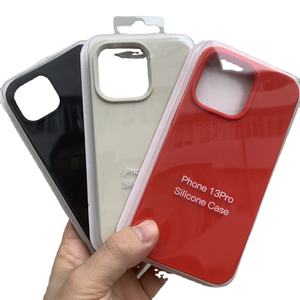 <span class=keywords><strong>Funda</strong></span> de Silicona Líquida con LOGO <span class=keywords><strong>Oficial</strong></span> y Caja de Venta para Apple <span class=keywords><strong>iPhone</strong></span> <span class=keywords><strong>X</strong></span> XR XS 11 12 13 14 Plus Mini 15 15PRO Pro - Product Image 1