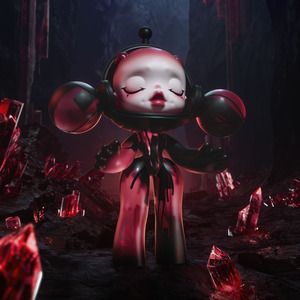 POPMART MEGA SKULLPANDA 400% Cristal Rojo, Figuras de Acción Originales de Anime, Muñecos Coleccionables para el Hogar, Decoración, Cajas Misteriosas Sorpresa - Product Image 4