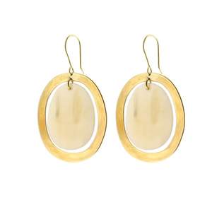 Oro laca cuerno Bufalow pendiente alta moda, regalo de lujo para el amor uno, joyería de moda al por mayor Vietnam - Product Image 1