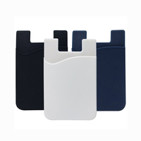 Vente en gros, possibilité de personnaliser le logo pour tous les supports de cartes de téléphone portable, étui de téléphone, étui en silicone, support de carte de téléphone