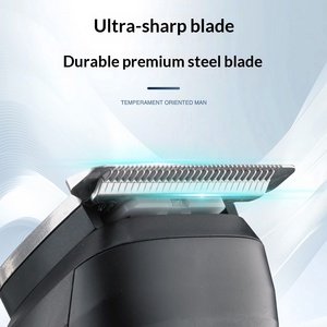 ชุดเครื่อง<span class=keywords><strong>โกน</strong></span>หนวด<span class=keywords><strong>ไฟ</strong></span>ฟ้า 2-in-1 พร้อมเครื่องเล็มหนวดเครา แบบไร้สาย ชาร์จไฟได้ สำหรับผู้ชาย แบตเตอรี่ 1200mAh ใช้งานได้นาน 180 นาที - Product Image 3