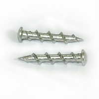 Vis autoperceuses Phillips à tête fraisée en acier pour cloisons sèches, zinguées noires, filetage 1/4 "-4, longueur 1-1/4 po, ISO 9001