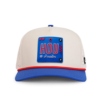 Casquettes de golf vierges personnalisées pour hommes Casquette de baseball avec trou de découpe laser perforé et logo en caoutchouc à 5 panneaux Casquette de sport imperméable