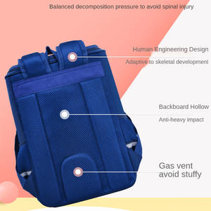 אופנה חדשה 2021 מותאם אישית עמיד למים ילדים בית ספר ילדים מיני תרמיל גב ורוד כחול לבן - Product Image 4