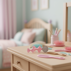 อิลันโบว์ไทส์ 3.0x1.5 ซม. สีชมพู 8 ชิ้น สำหรับเครื่องประดับผม - Product Image 3