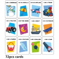 SnapMatch Jeu de cartes de devinettes, jeu de société familial, puzzle d'association pour enfants, logique et coordination œil-main amusante