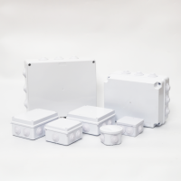 ND-RA 50*50mm ABS/PVC Boîte de jonction de câble en plastique Boîtier électrique