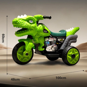 Motocyclette électrique dinosaure pour enfants, tricycle rechargeable, jouet à roulettes pour enfants de 3 à 6 ans - Product Image 5