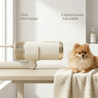 Produit Tendance 2026 : Sèche-cheveux pour animaux 110000 tr/min, Souffleur haute vitesse sans balais 1000W pour chiens et chats, Portable, Accessoires pour animaux de compagnie