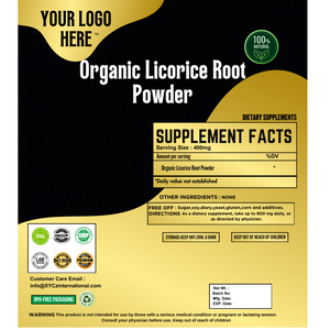 Poudre de racine de réglisse biologique Prix en gros Poudre de réglisse naturelle Glycyrrhiza Glabra Extrait de racine de réglisse - Product Image 2