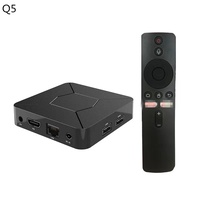 Système TV Android Q5 STB Quad Core 64 bits 4K HDR Android TV Box