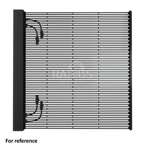 Trong nhà ngoài trời p3.91 rèm cửa sổ TV Glass <span class=keywords><strong>LED</strong></span> tấm lưới hiển thị trong suốt Màn hình <span class=keywords><strong>LED</strong></span> - Product Image 2