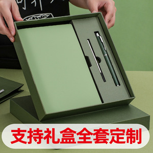 Carnet A5 pour la réflexion et l'apprentissage rapides, couverture en cuir PU 15 mm, 100-200 pages, reliure cousue, emballage coffret cadeau - Product Image 2