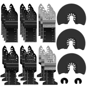 23Pcs/Set Different Size Diy Multi Tool Blade Oscillating Saw Blade for Wood Plastic Metal Nails
