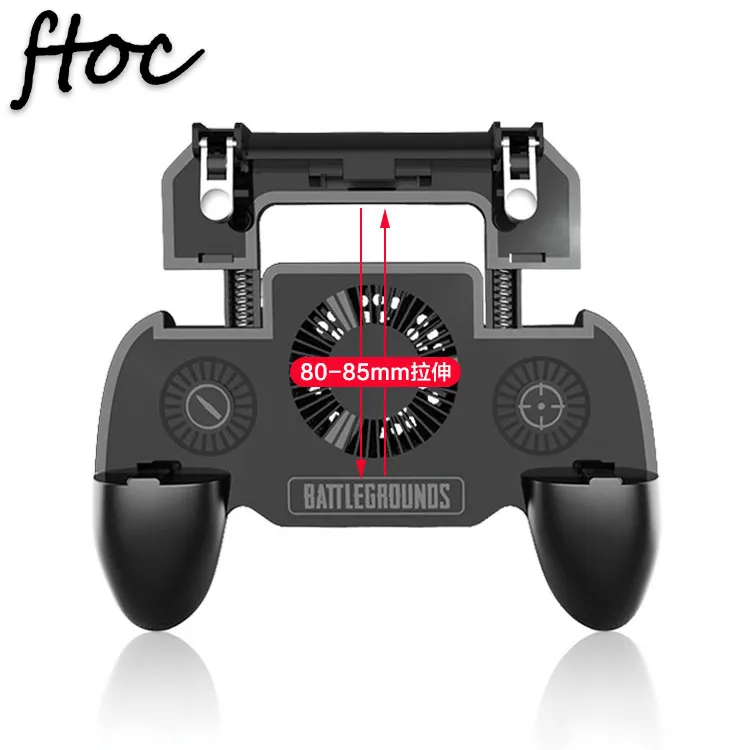 Nuovo Controller di gioco PU BG Call Duty gioco Joystick Controller di gioco per cellulare con ventola di raffreddamento Power Bank