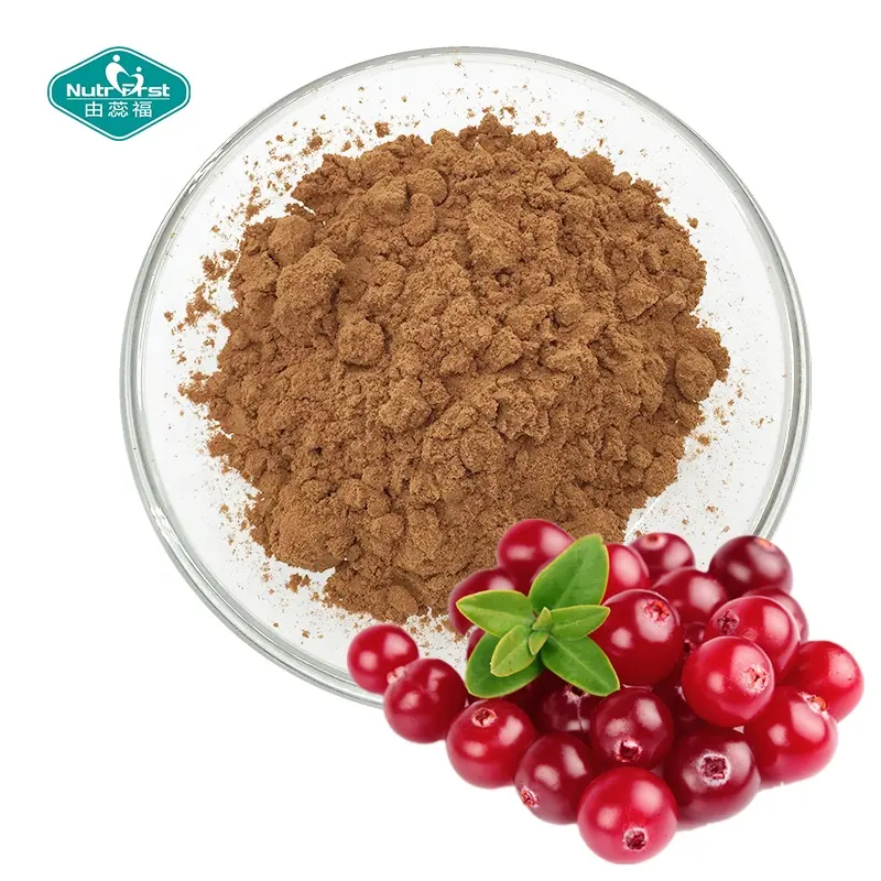Nutrifirst Supply Proanthocyanidins Vaccinium Macrocarpon Cranberry Fruit Extract Powder Water Soluble in Bulk