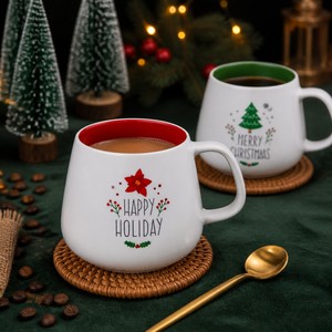 Offre spéciale, vente en gros, tasse en céramique personnalisée avec impression amusante, cadeau de Noël bon marché, tasse à café, tasse de Noël - Product Image 3
