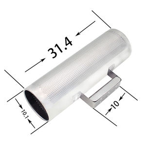 Juego de instrumentos musicales de percusión de color plateado personalizado, Guito de acero inoxidable con cepillo raspador - Product Image 4