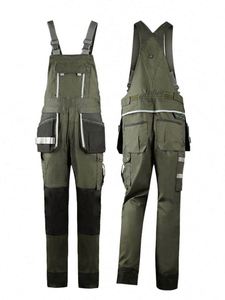 High Visibility Reflective Custom Logo Anti-Wrinkle Silk Screen Printed 100% Cotton Workwear Uniforms Unisex Full Set for - Product Image 5