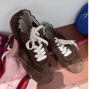 2025 New Korean Style Casual Comfort <b>Elastic</b> Band Flat <b>Lace</b>-Up Casual Shoes For Women Sneakers - Product Image 2