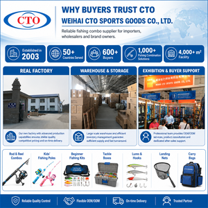 CTO Strong - Kit de Pesca de 2.4 Metros, 2 Segundos, 40 Carretes, 7 Piezas, <span class=keywords><strong>Combo</strong></span> de Caña de Pescar para la Costa - Product Image 4
