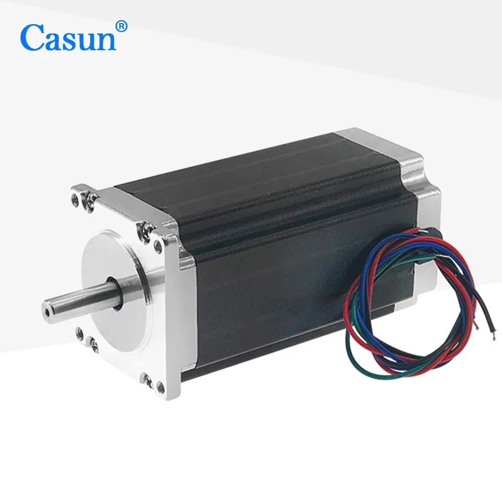 Motor de passo 1.8 graus, motor 57x57x100mm 425oz 3.0n. m nema 23 cnc para máquina eletrônica de bordado