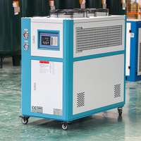 Refroidisseur d'eau industriel à air comprimé Dassaw 3HP/5HP/8HP/10HP 5kW 220V pour le traitement du plastique