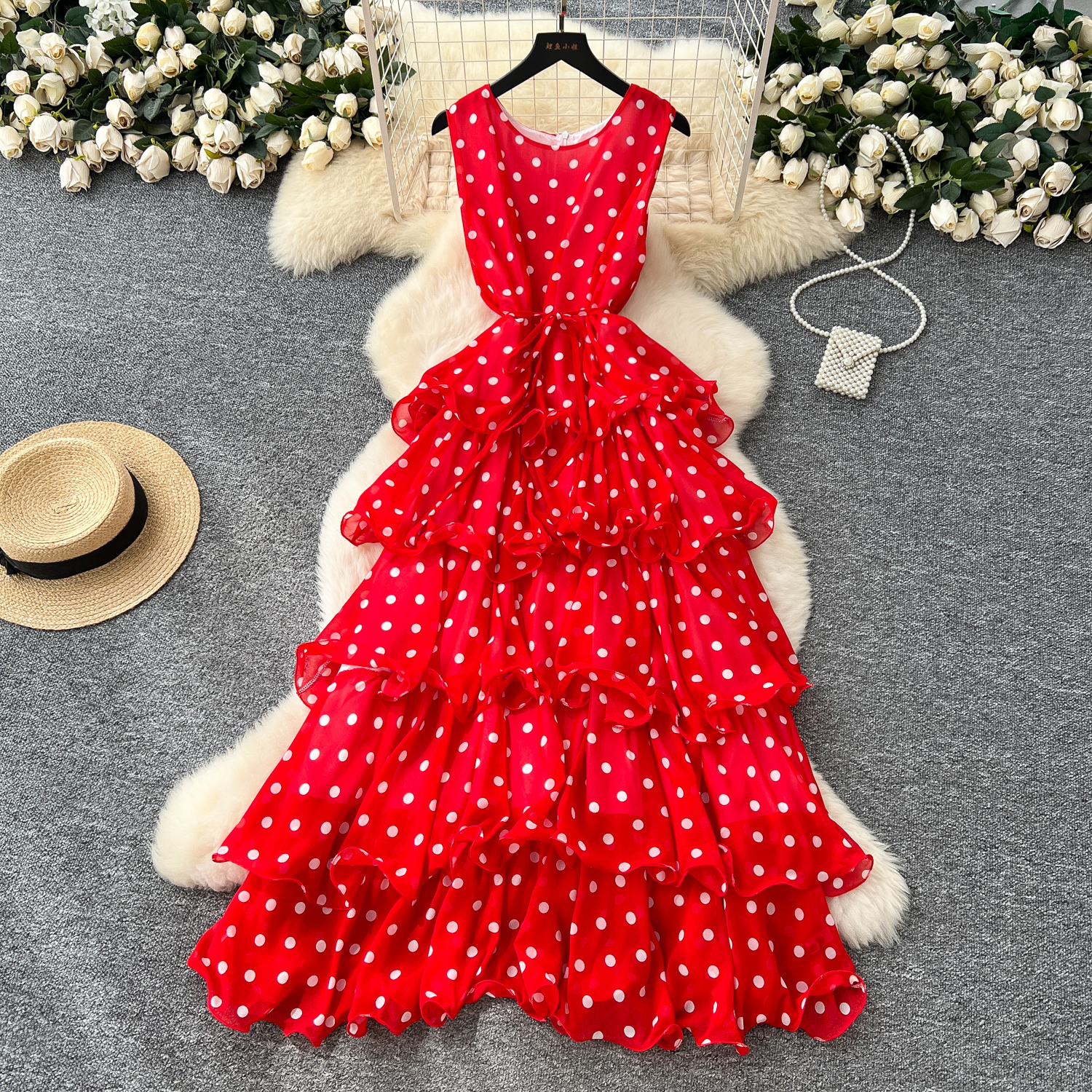 Low Price Polka Dot Tea Dress Suitable For Plus-Size Women | Alibaba.com