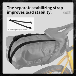 Bolsa de Selim Impermeável Rhinowalk 11L, Bolsa de Armazenamento Durável em TPU para Bicicleta de Estrada, <span class=keywords><strong>MTB</strong></span>, Deslocamento e Ciclismo - Product Image 4