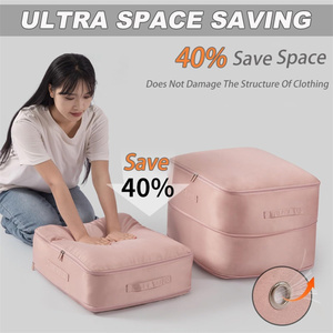 Large Capacity <b>Storage</b> Bag Travel Use Heavy Duty Moving Bags for Comforters Blankets Bedding <b>Clothes</b> Space Saver Bags - Product Image 4