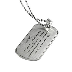 Étiquettes de <span class=keywords><strong>chien</strong></span> double face en acier inoxydable plaqué argent pour gravure Étiquettes de <span class=keywords><strong>chien</strong></span> personnalisées par le fabricant en gros avec logo 3D - Product Image 3