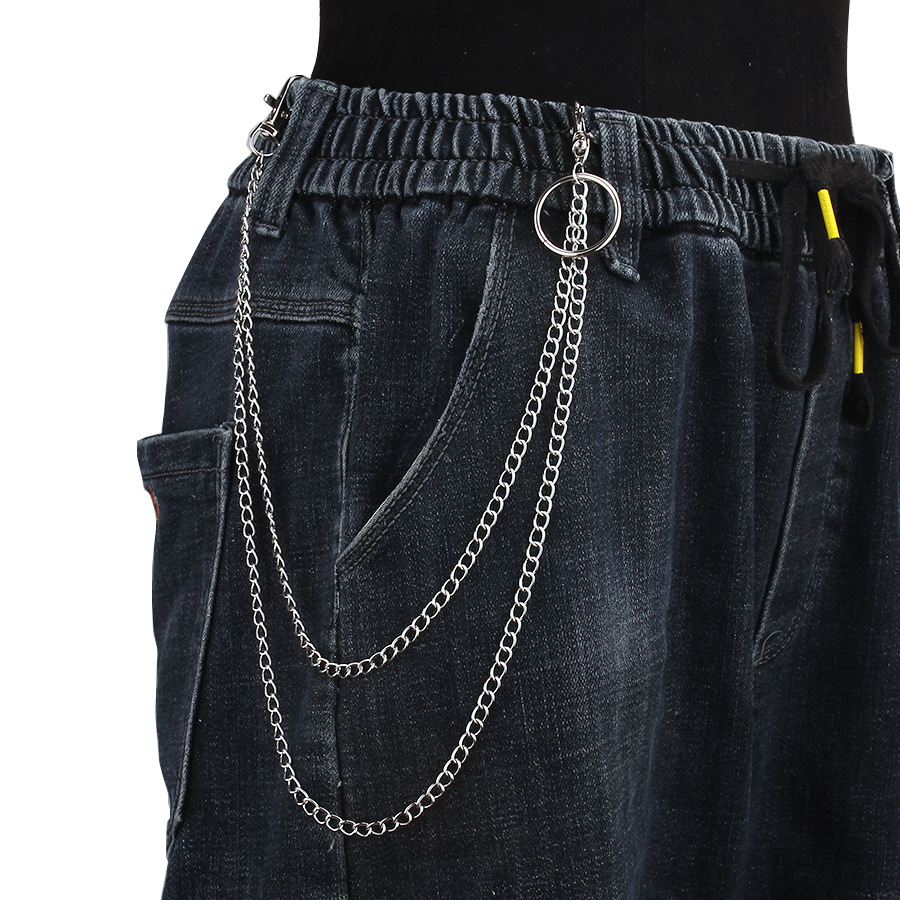 โซ่กางเกงทรงกลมสองชั้น