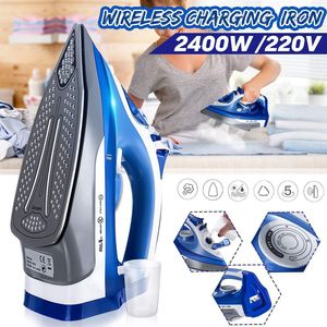 Fers <span class=keywords><strong>à</strong></span> vapeur électriques Zogift Portable Clothing Rechargeable <span class=keywords><strong>Prix</strong></span> de gros Nouveau Design Bleu Auto-off Température fonctionnelle maison - Product Image 4