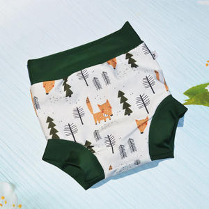 Pannolino da nuoto in morbido panno riutilizzabile lavabile stampato Pull-Up pantaloni da nuoto per le bambine per il nuoto del bambino - Product Image 3