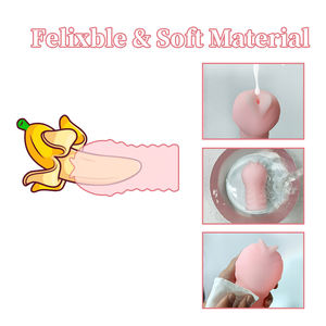 Taza masturbadora vaginal de silicona suave 4D realista placer adulto hombres Stroker juguete sexual Material TPE taza de avión - Product Image 5