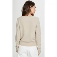 Maglione di cashmere caldo pullover da donna di design casual semplice da donna in maglia tinta unita o-collo per l'inverno