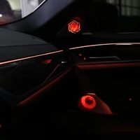 Décor de voiture Porte avant Haut-parleur Stéréo Porte milieu de gamme Haut-parleur Couverture Lumière d'ambiance pour BMW Nouvelle Série 5 G30