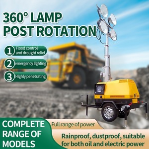 <b>Light</b> Tower 7M LED Mobile <b>Lighting</b> Trailer For Construction Site Outdoor Use - Product Image 5
