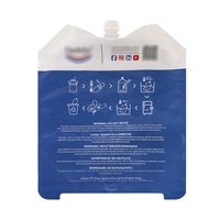 Sacs de stockage de colostrum pour veau en plastique PET de qualité alimentaire, écologiques, jetables, avec bec verseur en silicone pour l'alimentation liquide