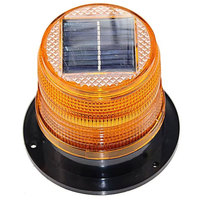 Lampe d'avertissement de trafic à LED haute visibilité durable Lampe stroboscopique de véhicule d'urgence à charge solaire ABS PC Plastique Aluminium